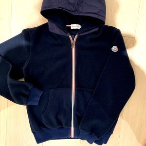 Authentic Moncler fleece jacket and pants for boy